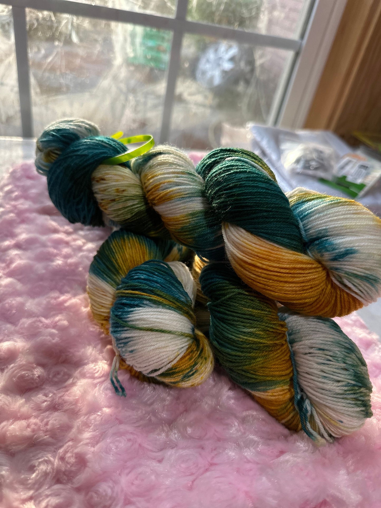 Teal and Gold
