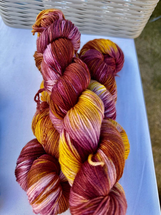 Burgundy and Gold